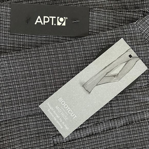 New Apt 9 pull on bootcut stretch dress pants trousers classic office careers 10 - Picture 7 of 9